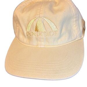Dockside adjustable fishing hat  pale yellow new with tags